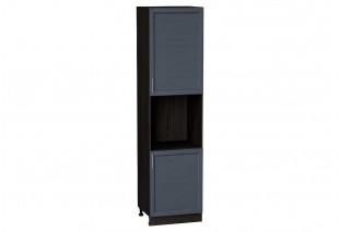 Шкаф пенал с 2-мя дверцами под технику Сканди Graphite Softwood / Graphite 60 х 57,6 х 233,6 см