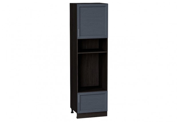 Шкаф пенал с 1-ой дверцей и ящиком под технику Сканди Graphite Softwood / Graphite 60 х 57,6 х 213,2 см