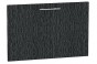Шкаф пенал с 1-ой дверцей и ящиком под технику Валерия-М Черный металлик дождь / Graphite 60 х 57,4 х 213,2 см