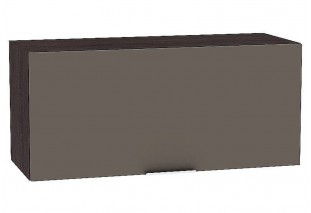Шкаф верхний горизонтальный Терра Смоки Софт / Graphite 80 х 31,8 х 35,8 см