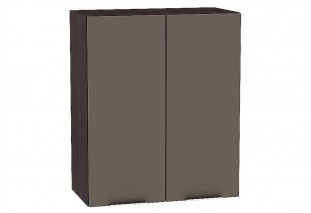 Шкаф верхний с 2-мя дверцами Терра Смоки Софт / Graphite 60 х 31,8 х 92 см