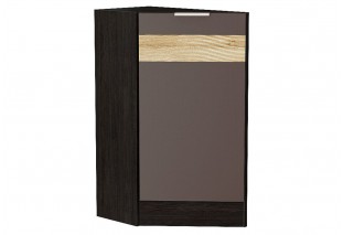 Шкаф нижний торцевой Терра DL Смоки Софт / Graphite 29,6 х 55,2 х 81,6 см