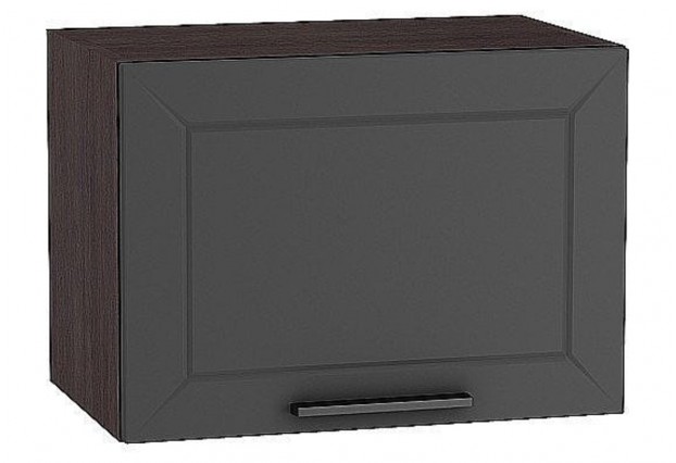 Шкаф верхний горизонтальный Глетчер Маренго Силк / Graphite 50 х 31,8 х 35,8 см