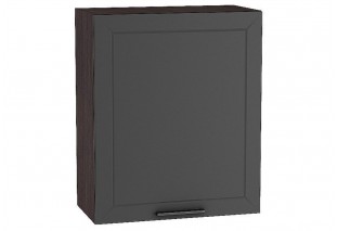 Шкаф верхний с 1-ой дверцей Глетчер Маренго Силк / Graphite 60 х 31,8 х 71,6 см