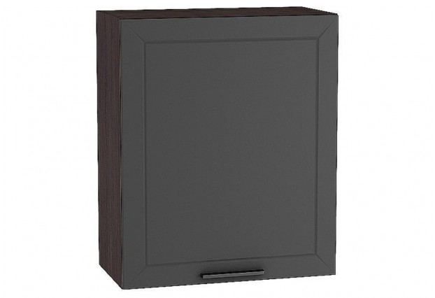 Шкаф верхний с 1-ой дверцей Глетчер Маренго Силк / Graphite 60 х 31,8 х 71,6 см