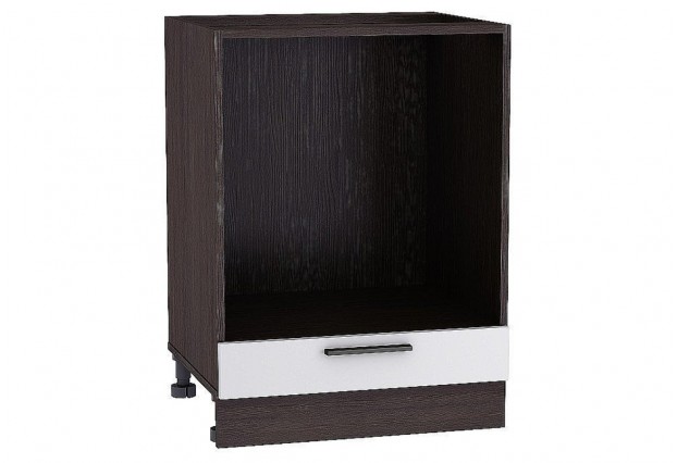 Шкаф нижний под духовку Глетчер Гейнсборо Силк / Graphite 60 х 47,4 х 81,6 см