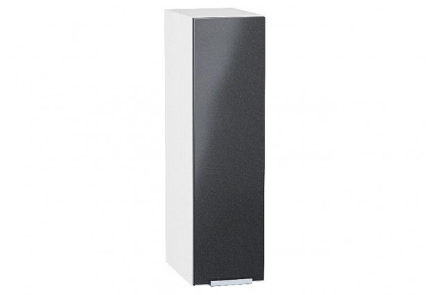 Шкаф верхний бутылочница Фьюжн Anthracite / Белый 20 х 32 х 71,6 см