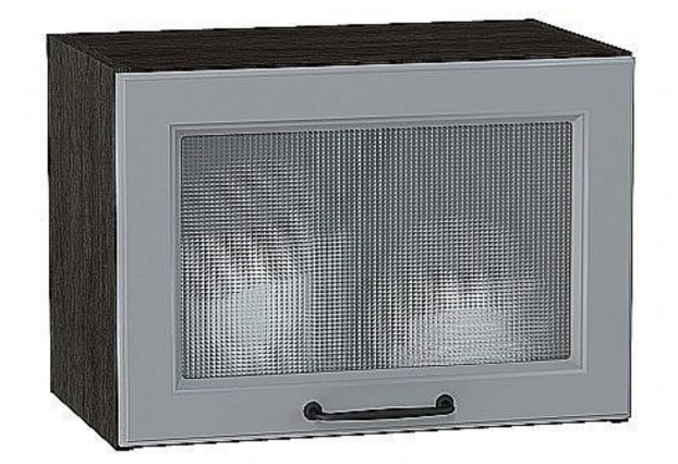 Шкаф верхний горизонтальный остекленный Ницца Magnum / Graphite 50 х 31,8 х 35,8 см