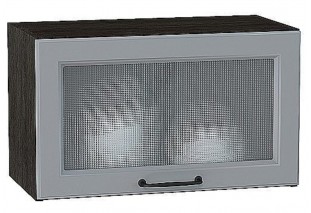 Шкаф верхний горизонтальный остекленный Ницца Magnum / Graphite 60 х 31,8 х 35,8 см