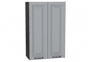 Шкаф верхний с 2-мя дверцами Ницца Magnum / Graphite 60 х 31,8 х 92 см