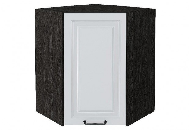 Шкаф верхний угловой Ницца Blanco / Graphite 60 х 60 х 71,6 см