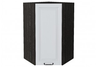 Шкаф верхний угловой Ницца Blanco / Graphite 60 х 60 х 92 см