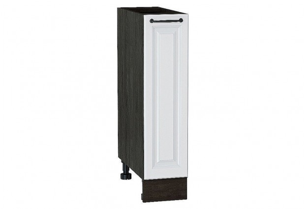 Шкаф нижний бутылочница Ницца Blanco / Graphite 20 х 47,8 х 81,6 см