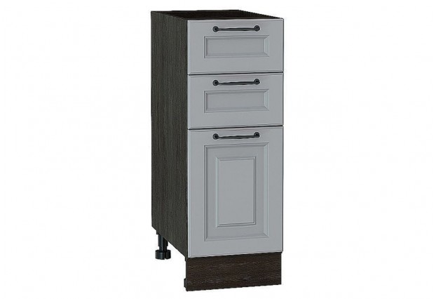 Шкаф нижний с 3-мя ящиками Ницца Magnum / Graphite 30 х 47,8 х 81,6 см