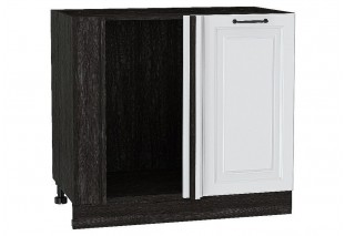Шкаф нижний угловой Ницца Blanco / Graphite 89 х 47,8 х 81,6 см