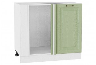 Шкаф нижний угловой Ницца Дуб оливковый / Белый 89 х 47,8 х 81,6 см