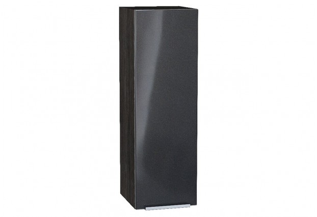 Шкаф верхний с 1-ой дверцей Фьюжн Anthracite / Graphite 30 х 32 х 92 см