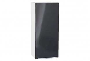 Шкаф верхний с 1-ой дверцей Фьюжн Anthracite / Белый 40 х 32 х 92 см