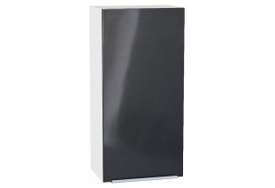 Шкаф верхний с 1-ой дверцей Фьюжн Anthracite / Белый 45 х 32 х 92 см