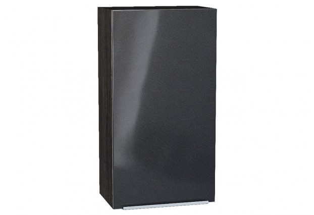 Шкаф верхний с 1-ой дверцей Фьюжн Anthracite / Graphite 50 х 32 х 92 см