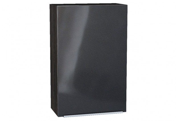 Шкаф верхний с 1-ой дверцей Фьюжн Anthracite / Graphite 60 х 32 х 92 см