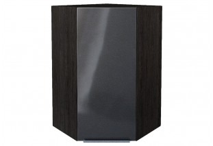 Шкаф верхний угловой Фьюжн Anthracite / Graphite 60 х 60 х 92 см