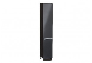 Шкаф пенал с 2-мя дверцами Фьюжн Anthracite / Graphite 40 х 57,6 х 233,6 см