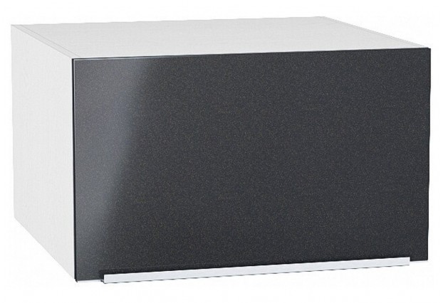 Шкаф верхний горизонтальный глубокий Фьюжн Anthracite / Белый 60 х 57,6 х 35,8 см