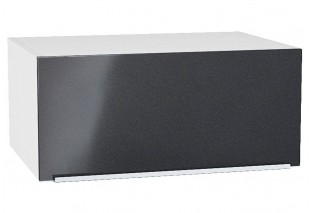 Шкаф верхний горизонтальный глубокий Фьюжн Anthracite / Белый 80 х 57,6 х 35,8 см