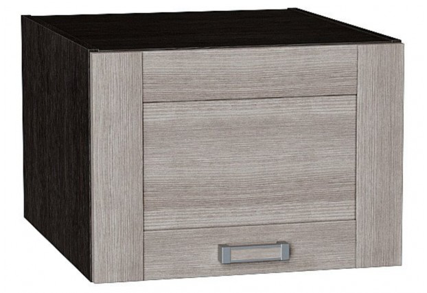 Шкаф верхний горизонтальный глубокий Лофт Cappuccino Veralinga / Graphite 50 х 57,6 х 35,8 см