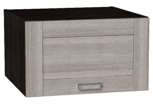 Шкаф верхний горизонтальный глубокий Лофт Cappuccino Veralinga / Graphite 60 х 57,6 х 35,8 см