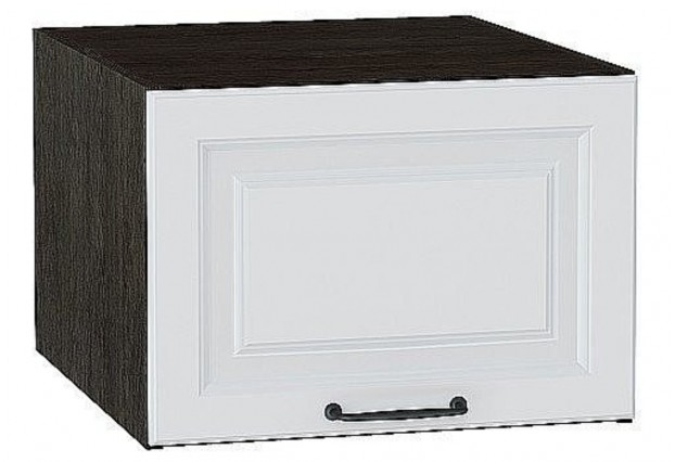 Шкаф верхний горизонтальный глубокий Ницца Blanco / Graphite 50 х 57,4 х 35,8 см