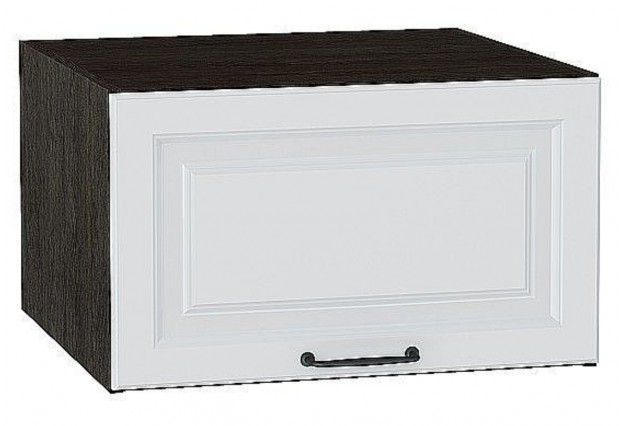 Шкаф верхний горизонтальный глубокий Ницца Blanco / Graphite 60 х 57,4 х 35,8 см