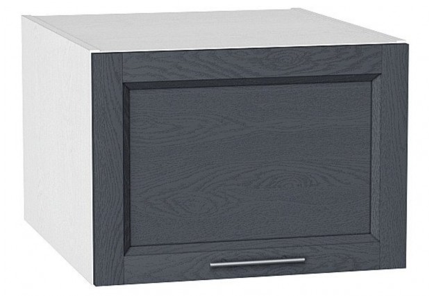 Шкаф верхний горизонтальный глубокий Сканди Graphite Softwood / Белый 50 х 57,6 х 35,8 см