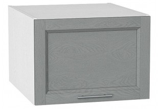 Шкаф верхний горизонтальный глубокий Сканди Grey Softwood / Белый 50 х 57,6 х 35,8 см