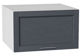 Шкаф верхний горизонтальный глубокий Сканди Graphite Softwood / Белый 60 х 57,6 х 35,8 см