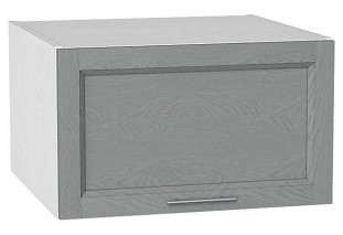 Шкаф верхний горизонтальный глубокий Сканди Grey Softwood / Белый 60 х 57,6 х 35,8 см