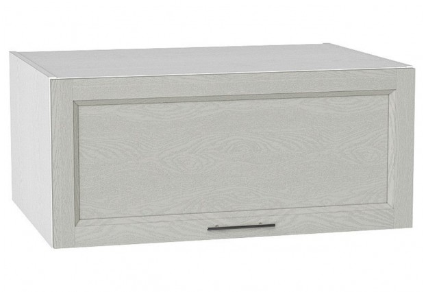 Шкаф верхний горизонтальный глубокий Сканди Cappuccino Softwood / Белый 80 х 57,6 х 35,8 см