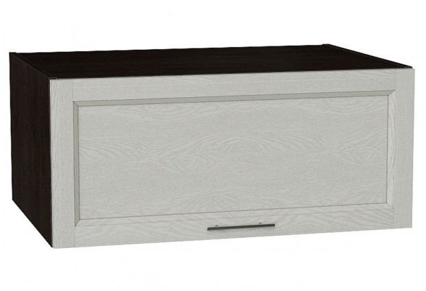 Шкаф верхний горизонтальный глубокий Сканди Cappuccino Softwood / Graphite 80 х 57,6 х 35,8 см