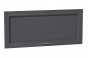 Шкаф верхний горизонтальный глубокий Сканди Graphite Softwood / Белый 80 х 57,6 х 35,8 см