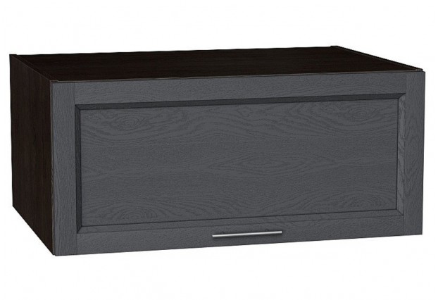 Шкаф верхний горизонтальный глубокий Сканди Graphite Softwood / Graphite 80 х 57,6 х 35,8 см