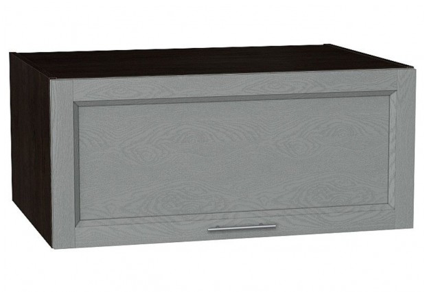 Шкаф верхний горизонтальный глубокий Сканди Grey Softwood / Graphite 80 х 57,6 х 35,8 см