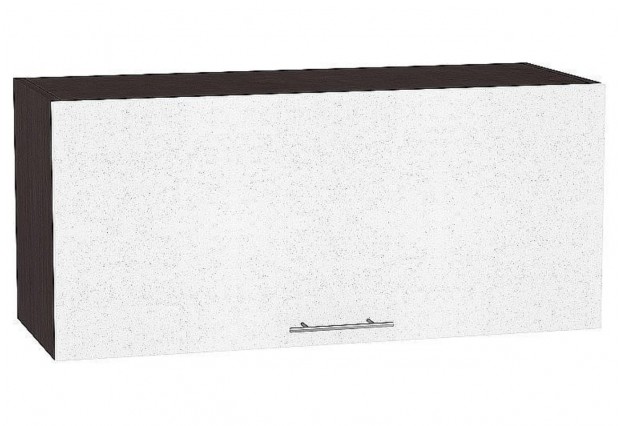 Шкаф верхний горизонтальный глубокий Валерия-М Белый металлик / Graphite 80 х 57,4 х 35,8 см