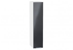 Шкаф верхний бутылочница Фьюжн Anthracite / Белый 20 х 32 х 92 см