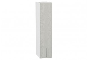 Шкаф верхний бутылочница Сканди Cappuccino Softwood / Белый 20 х 32 х 92 см