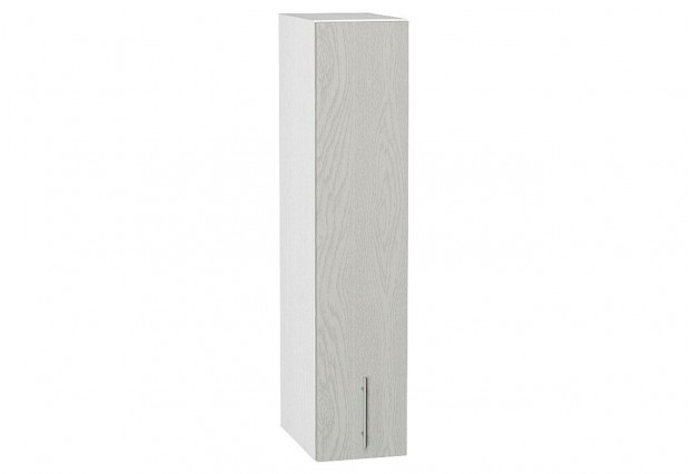 Шкаф верхний бутылочница Сканди Cappuccino Softwood / Белый 20 х 32 х 92 см