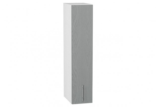 Шкаф верхний бутылочница Сканди Grey Softwood / Белый 20 х 32 х 92 см