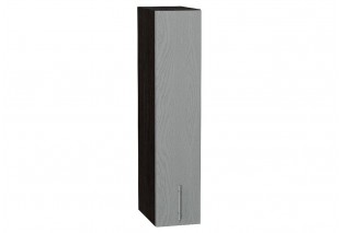 Шкаф верхний бутылочница Сканди Grey Softwood / Graphite 20 х 32 х 92 см