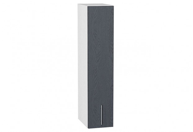Шкаф верхний бутылочница Сканди Graphite Softwood / Белый 20 х 32 х 92 см