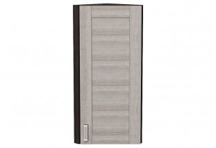 Шкаф верхний торцевой Лофт Cappuccino Veralinga / Graphite 30 х 30,6 х 92 см